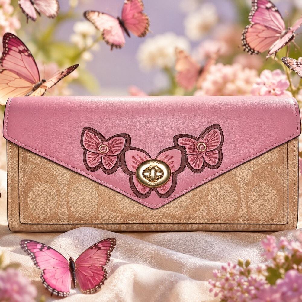 Coach Long Wallet NWT